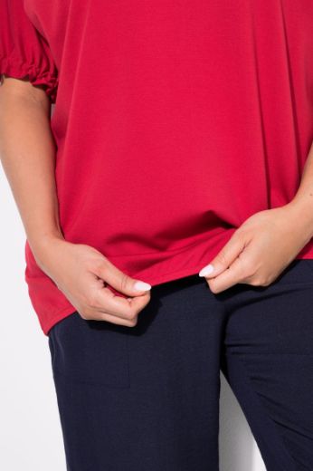 Moda za polnejše Bluza kratkih rukava plus velikost, xxl, Ulla Popken in Johann Popken (JP1880)