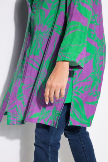 Moda za polnejše Bluza na kopčanje dužeg kroja plus velikost, xxl, Ulla Popken in Johann Popken (JP1880)