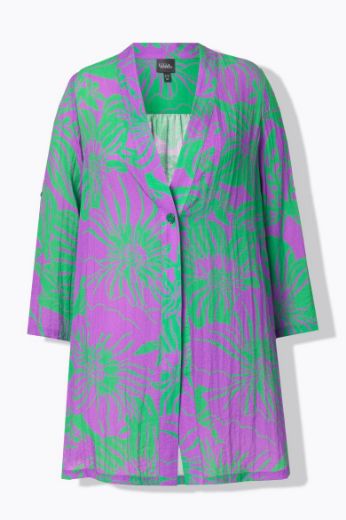 Moda za polnejše Bluza na kopčanje dužeg kroja plus velikost, xxl, Ulla Popken in Johann Popken (JP1880)