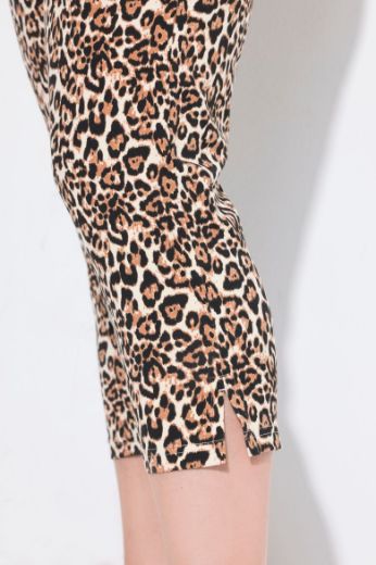 Moda za polnejše Hlače Capri s leopard uzorkom plus velikost, xxl, Ulla Popken in Johann Popken (JP1880)