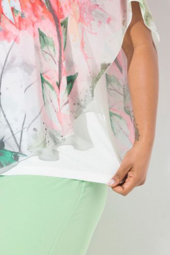 Moda za polnejše Bluza dvoslojna okruglog ovratnika plus velikost, xxl, Ulla Popken in Johann Popken (JP1880)