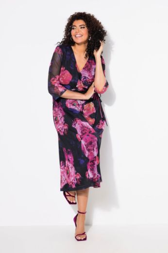 Moda za polnejše Haljina maxi V ovratnika plus velikost, xxl, Ulla Popken in Johann Popken (JP1880)