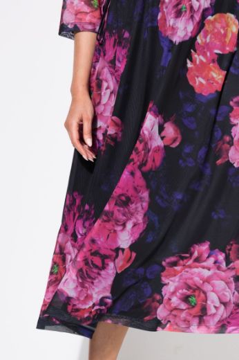 Moda za polnejše Haljina maxi V ovratnika plus velikost, xxl, Ulla Popken in Johann Popken (JP1880)
