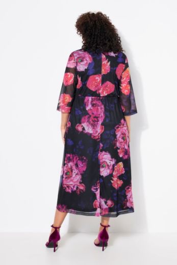 Moda za polnejše Haljina maxi V ovratnika plus velikost, xxl, Ulla Popken in Johann Popken (JP1880)