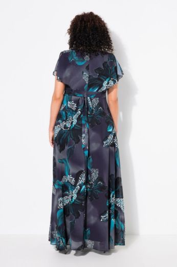 Moda za polnejše Haljina maxi V ovratnika plus velikost, xxl, Ulla Popken in Johann Popken (JP1880)
