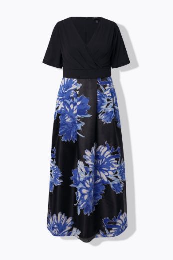 Moda za polnejše Haljina maxi V ovratnika plus velikost, xxl, Ulla Popken in Johann Popken (JP1880)