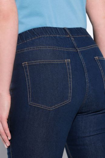 Moda za polnejše Hlače elastičnog struka skraćenih nogavica plus velikost, xxl, Ulla Popken in Johann Popken (JP1880)