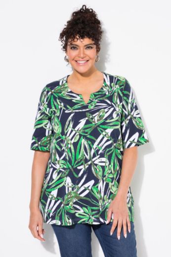 Moda za polnejše Majica kratkih rukava A kroja plus velikost, xxl, Ulla Popken in Johann Popken (JP1880)