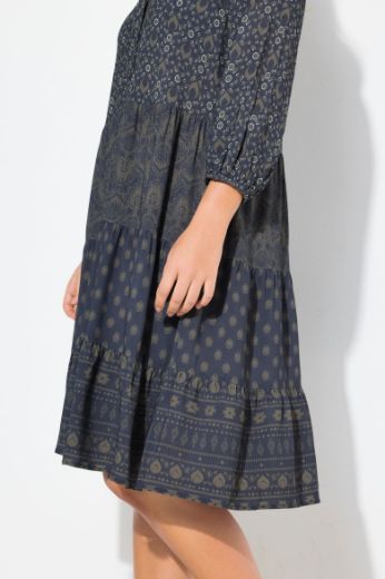 Moda za polnejše Haljina 3/4 rukava A kroja plus velikost, xxl, Ulla Popken in Johann Popken (JP1880)