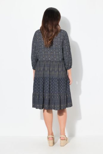 Moda za polnejše Haljina 3/4 rukava A kroja plus velikost, xxl, Ulla Popken in Johann Popken (JP1880)
