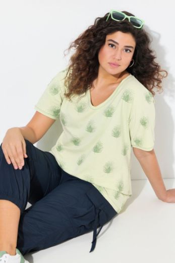 Moda za polnejše Majica kratkih rukava V ovratnika plus velikost, xxl, Ulla Popken in Johann Popken (JP1880)
