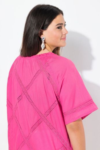Moda za polnejše Bluza A kroja okruglog ovratnika plus velikost, xxl, Ulla Popken in Johann Popken (JP1880)