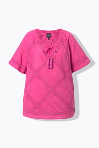 Moda za polnejše Bluza A kroja okruglog ovratnika plus velikost, xxl, Ulla Popken in Johann Popken (JP1880)