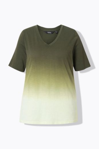 Moda za polnejše Majica kratkih rukava V ovratnika plus velikost, xxl, Ulla Popken in Johann Popken (JP1880)