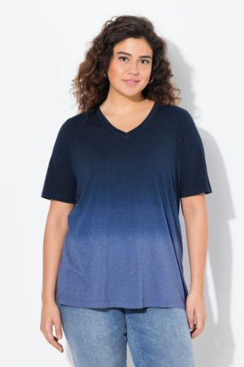Moda za polnejše Majica kratkih rukava V ovratnika plus velikost, xxl, Ulla Popken in Johann Popken (JP1880)