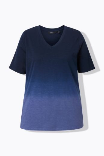 Moda za polnejše Majica kratkih rukava V ovratnika plus velikost, xxl, Ulla Popken in Johann Popken (JP1880)