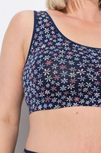 Moda za polnejše Grudnjak bez žica širokih naramenica 3 komada plus velikost, xxl, Ulla Popken in Johann Popken (JP1880)