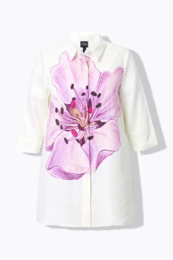 Moda za polnejše Bluza 3/4 rukava A kroja plus velikost, xxl, Ulla Popken in Johann Popken (JP1880)