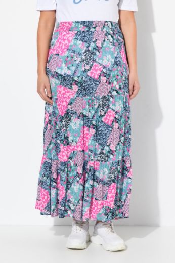 Moda za polnejše Suknja midi A kroja plus velikost, xxl, Ulla Popken in Johann Popken (JP1880)