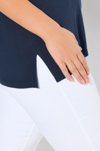 Moda za polnejše Majica kratkih rukava okruglog ovratnika plus velikost, xxl, Ulla Popken in Johann Popken (JP1880)