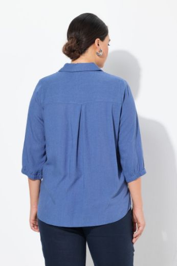 Moda za polnejše Tunika 3/4 rukava A kroja plus velikost, xxl, Ulla Popken in Johann Popken (JP1880)