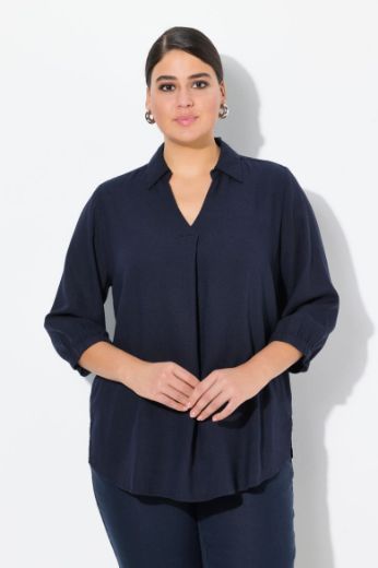 Moda za polnejše Tunika 3/4 rukava A kroja plus velikost, xxl, Ulla Popken in Johann Popken (JP1880)