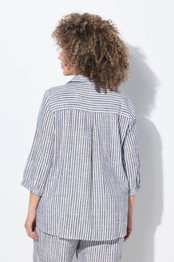 Moda za polnejše Tunika 3/4 rukava od mješavine lana plus velikost, xxl, Ulla Popken in Johann Popken (JP1880)