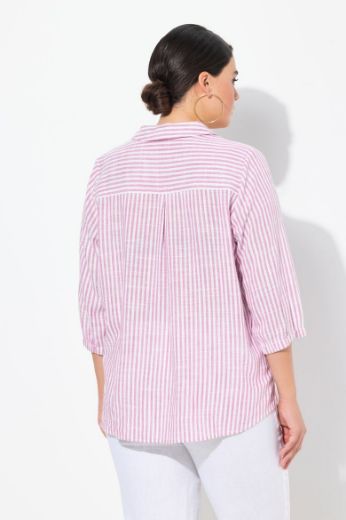 Moda za polnejše Tunika 3/4 rukava od mješavine lana plus velikost, xxl, Ulla Popken in Johann Popken (JP1880)