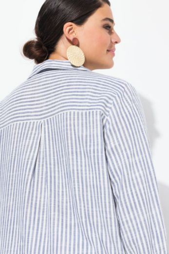 Moda za polnejše Tunika 3/4 rukava od mješavine lana plus velikost, xxl, Ulla Popken in Johann Popken (JP1880)