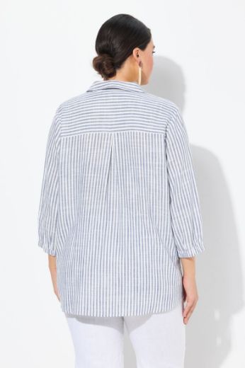 Moda za polnejše Tunika 3/4 rukava od mješavine lana plus velikost, xxl, Ulla Popken in Johann Popken (JP1880)