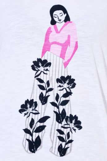 Moda za polnejše Majica kratkih rukava i okruglog ovratnika plus velikost, xxl, Ulla Popken in Johann Popken (JP1880)