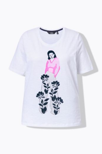 Moda za polnejše Majica kratkih rukava i okruglog ovratnika plus velikost, xxl, Ulla Popken in Johann Popken (JP1880)