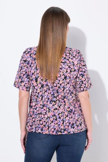 Moda za polnejše Majica kratkih rukava V ovratnika plus velikost, xxl, Ulla Popken in Johann Popken (JP1880)