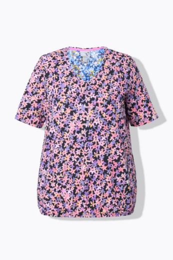 Moda za polnejše Majica kratkih rukava V ovratnika plus velikost, xxl, Ulla Popken in Johann Popken (JP1880)
