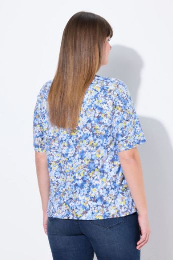 Moda za polnejše Majica kratkih rukava V ovratnika plus velikost, xxl, Ulla Popken in Johann Popken (JP1880)