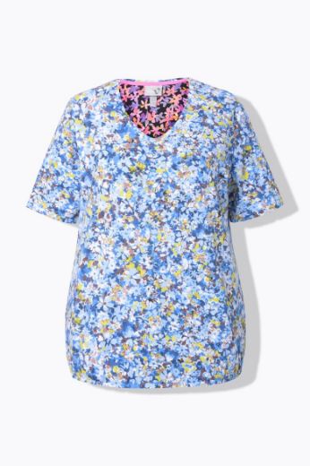 Moda za polnejše Majica kratkih rukava V ovratnika plus velikost, xxl, Ulla Popken in Johann Popken (JP1880)