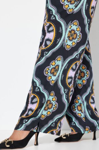 Moda za polnejše Hlače elastičnog struka širokih nogavica plus velikost, xxl, Ulla Popken in Johann Popken (JP1880)