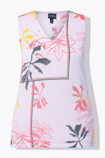 Moda za polnejše Majica bez rukava V ovratnika plus velikost, xxl, Ulla Popken in Johann Popken (JP1880)