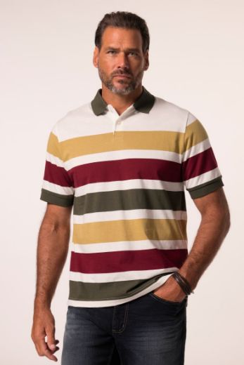 Moda za polnejše Majica Polo kratkih rukava plus velikost, xxl, Ulla Popken in Johann Popken (JP1880)
