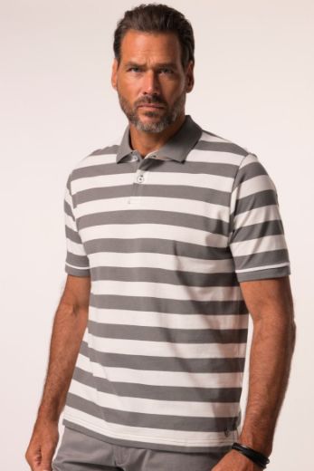 Moda za polnejše Majica Polo kratkih rukava plus velikost, xxl, Ulla Popken in Johann Popken (JP1880)