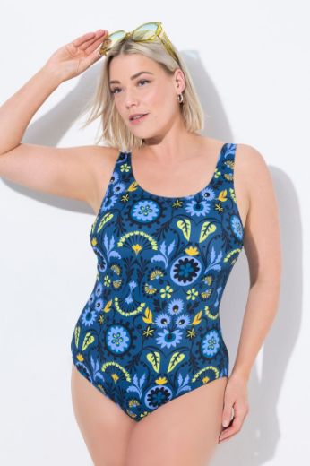 Moda za polnejše Kupaći kostim jednodijelni plus velikost, xxl, Ulla Popken in Johann Popken (JP1880)