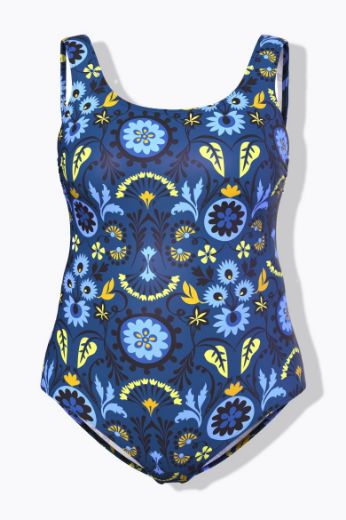 Moda za polnejše Kupaći kostim jednodijelni plus velikost, xxl, Ulla Popken in Johann Popken (JP1880)