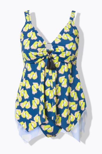 Moda za polnejše Kupaći kostim Tankini plus velikost, xxl, Ulla Popken in Johann Popken (JP1880)
