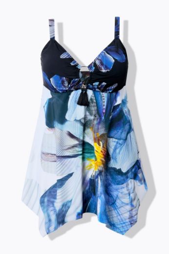 Moda za polnejše Kupaći kostim Tankini plus velikost, xxl, Ulla Popken in Johann Popken (JP1880)