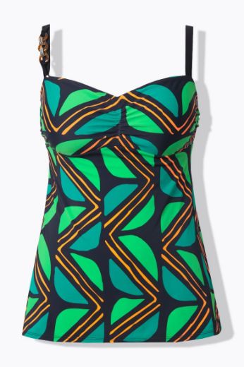 Moda za polnejše Kupaći kostim Tankini plus velikost, xxl, Ulla Popken in Johann Popken (JP1880)