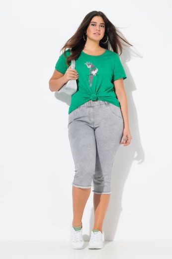 Moda za polnejše Traperice Capri plus velikost, xxl, Ulla Popken in Johann Popken (JP1880)