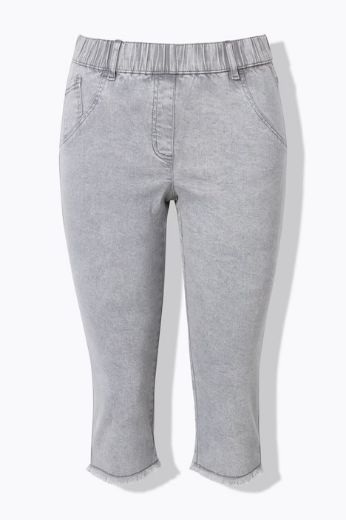 Moda za polnejše Traperice Capri plus velikost, xxl, Ulla Popken in Johann Popken (JP1880)