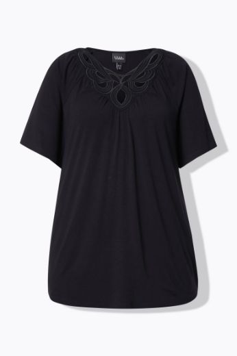 Moda za polnejše Majica kratkih rukava A kroja plus velikost, xxl, Ulla Popken in Johann Popken (JP1880)