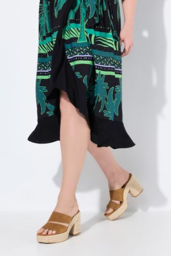 Moda za polnejše Haljina kaftan kratkih rukava plus velikost, xxl, Ulla Popken in Johann Popken (JP1880)