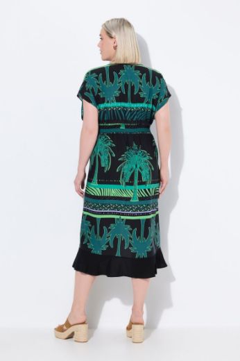 Moda za polnejše Haljina kaftan kratkih rukava plus velikost, xxl, Ulla Popken in Johann Popken (JP1880)
